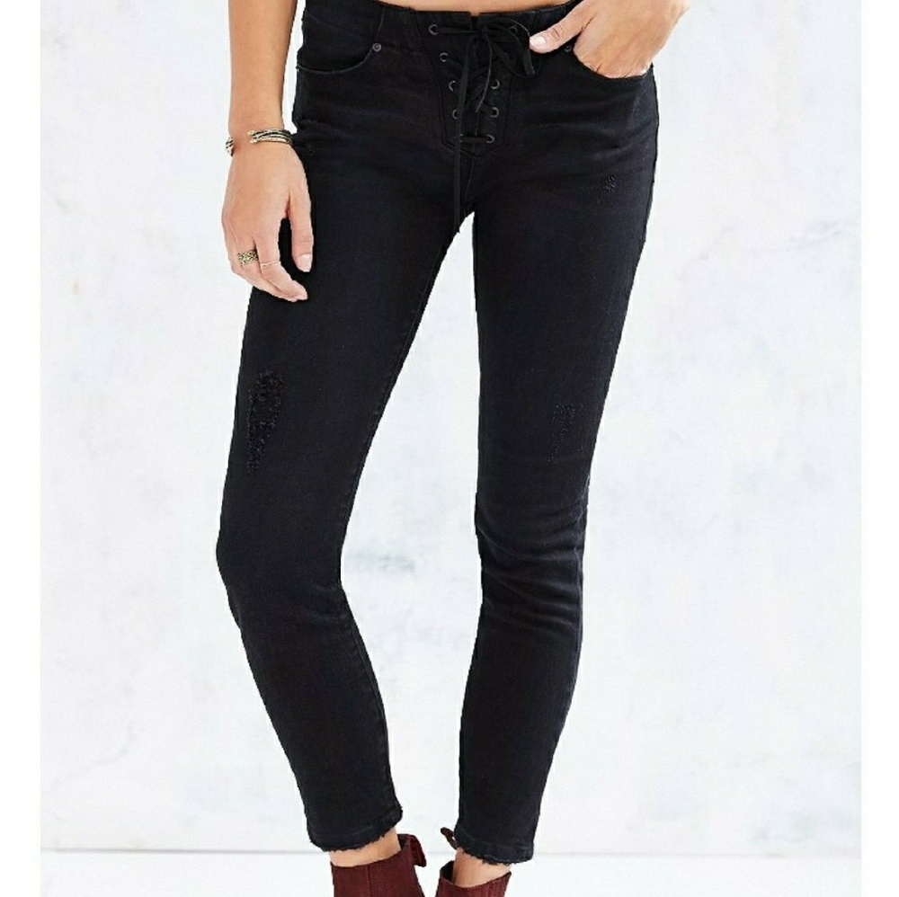 BDG tie up jeans